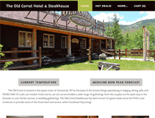 Tablet Screenshot of oldcorral.com